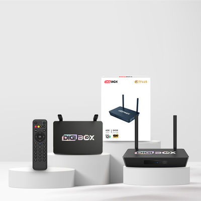2024 Новейший DIGIBox TV Box с голосовым пультом 2 метра 6K ULTRAHD 4GB RAM + 64 GB хранилища