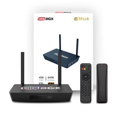 Digibox 2.4G 5.8G Android TV 4K Устройство для потоковой передачи поддерживает Wi-Fi 6
