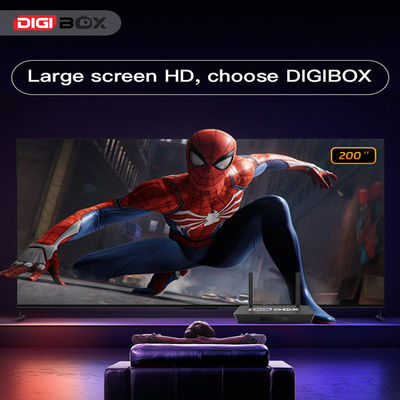 Digibox Android 12 Smart TV голосовое управление 4 USB-порта Dolby 2.1 аудио