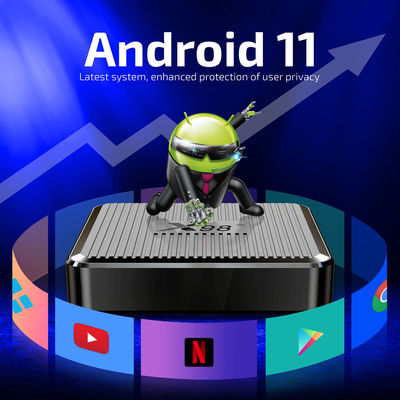 X98 Android 11.0 Smart TV Box 2 ГБ оперативной памяти 16 ГБ ROM 2.4G/5G Двойной Wi-Fi HD 4K Компьютерная коробка