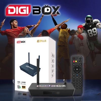 Digibox TV Streaming Media Player HD воспроизведение 1080P Android 12.0 Bluetooth