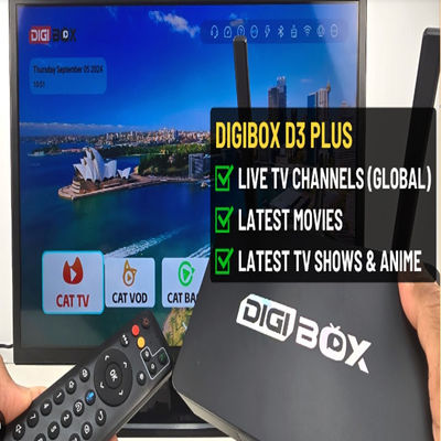Устройства для потоковой передачи с разрешением 1080p Android 12 Digibox For Tv